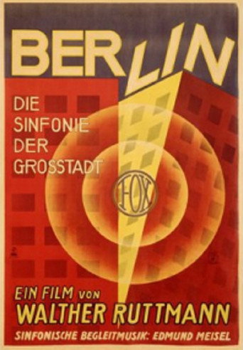 Berlin: Die Sinfonie der Großstadt 在线观看和下载完整电影