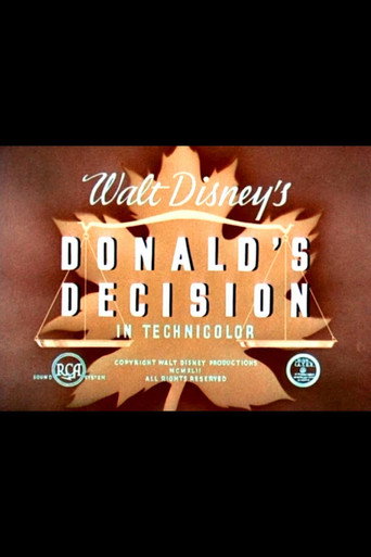 Donald's Decision 在线观看和下载完整电影