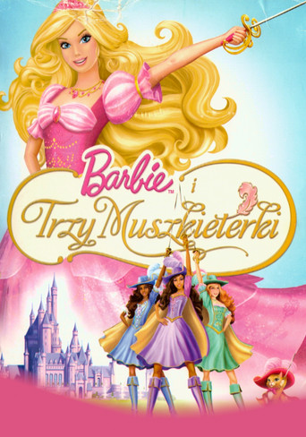 Okładka filmu Barbie i trzy muszkieterki