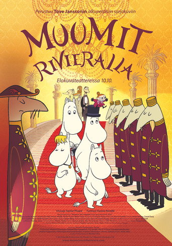 Okładka filmu Muminki na Riwierze