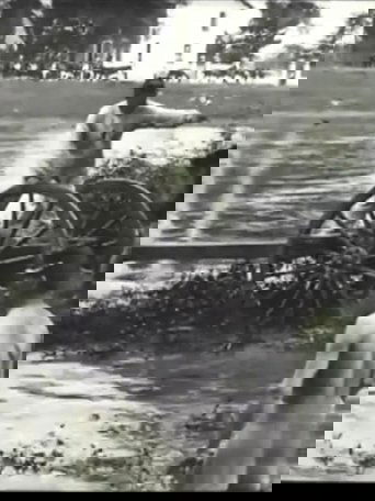 Passage de la Marne par les chevaux du 28e Dragons