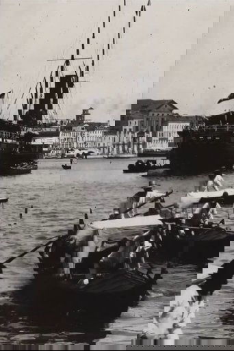 Venice, harbour scene with gondolas