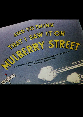 And to Think That I Saw It on Mulberry Street 在线观看和下载完整电影