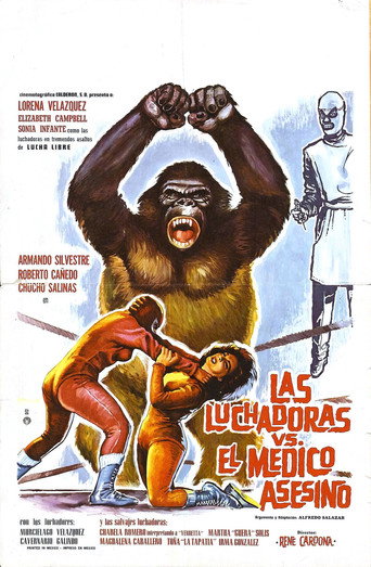 Okładka filmu Las luchadoras contra el médico asesino