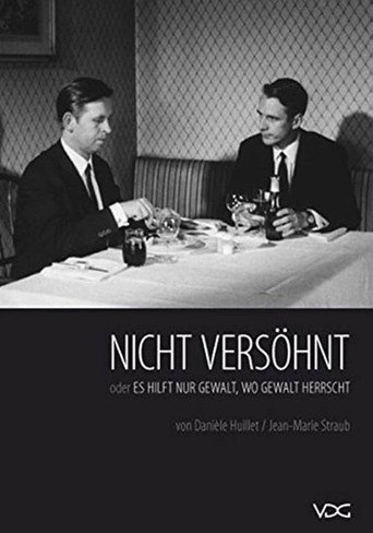 Okładka filmu Nicht versöhnt oder Es hilft nur Gewalt, wo Gewalt herrscht