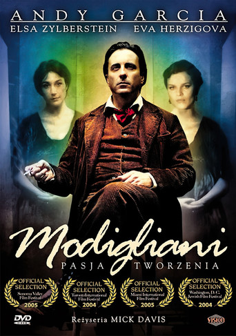 Okładka filmu Modigliani, pasja tworzenia