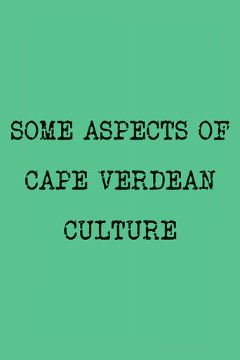 Some Aspects of Cape Verdean Culture