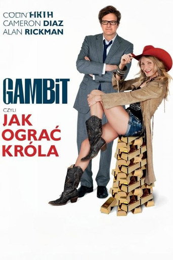 Okładka filmu Gambit, czyli jak ograć króla