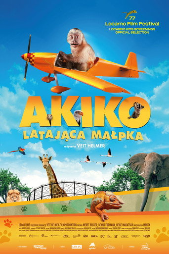 Okładka filmu Akiko, latająca małpka