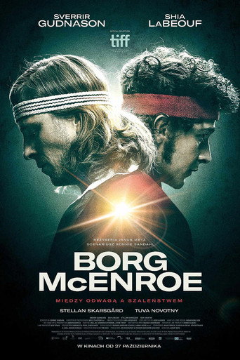 Okładka filmu Borg/McEnroe. Między odwagą a szaleństwem