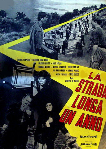 Okładka filmu La strada lunga un anno