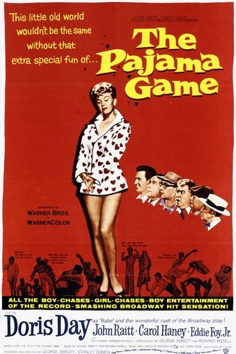 Movie The Pajama Game Poster Images, BackDrops Images, Logo Images posters 1 /aLHZ1fgkRX0xbiK7JaW9gPx7TSH.jpg