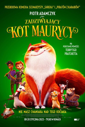Okładka filmu Zadziwiający kot Maurycy