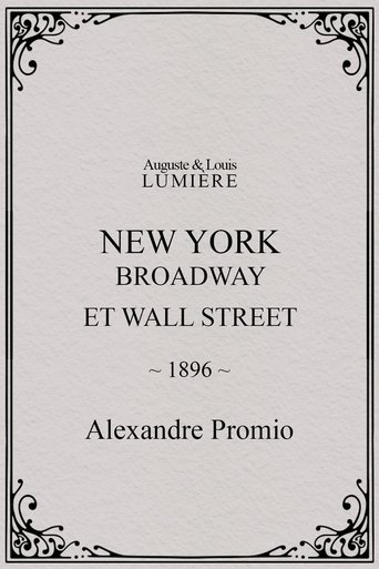 New York, Broadway and Wall Street