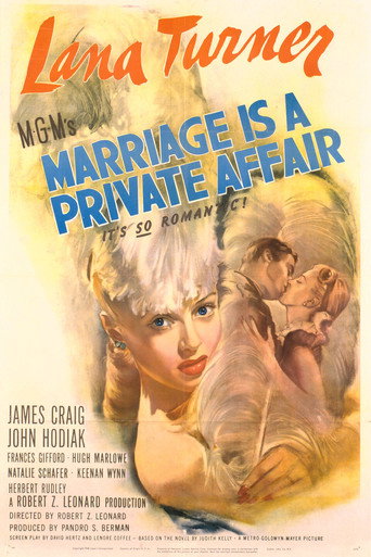 Marriage Is a Private Affair 在线观看和下载完整电影