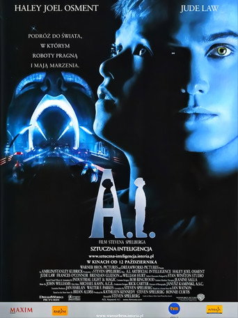 Okładka filmu A.I. Sztuczna inteligencja