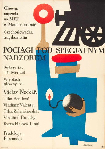 Okładka filmu Pociągi pod specjalnym nadzorem