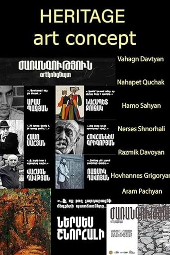 Heritage art concept project (third row) Vahagn Davtyan, Nahapet Quchak, Hamo Sahyan, Nerses Shnorhali, Razmik Davoyan, Hovhannes Grigoryan, Aram Pachyan