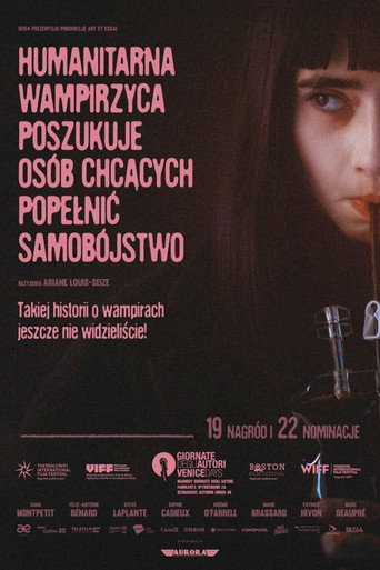 Okładka filmu Humanitarna wampirzyca poszukuje osób chcących popełnić samobójstwo