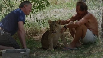 Martin Clunes and a Lion Called Mugie