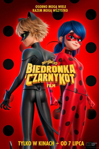 Okładka filmu Miraculous: Biedronka i Czarny Kot. Film