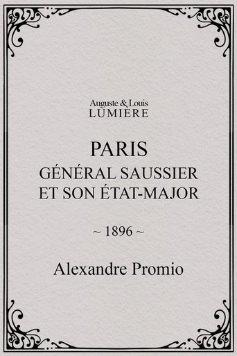 Paris : général Saussier et son état-major