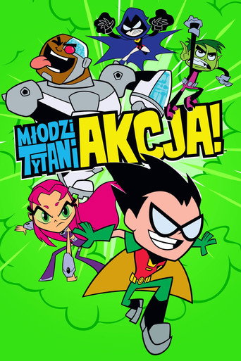 Okładka serialu Młodzi Tytani: Akcja!