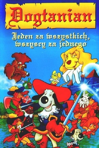 Okładka serialu Dogtanian i Trzej Muszkieterowie