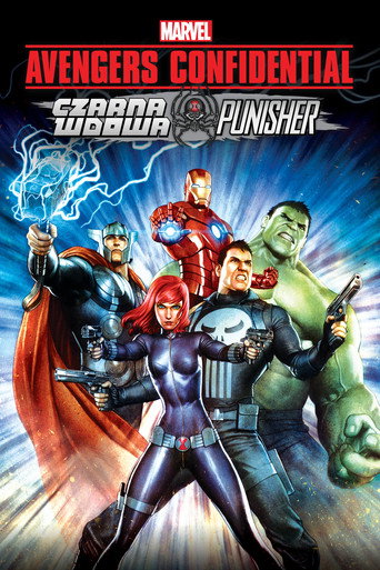 Okładka filmu Avengers Confidential: Czarna Wdowa i Punisher