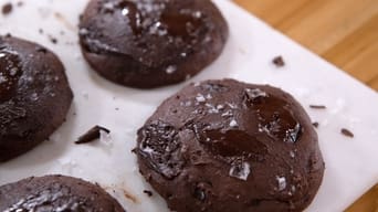 Double Chocolate Fudge Cookies