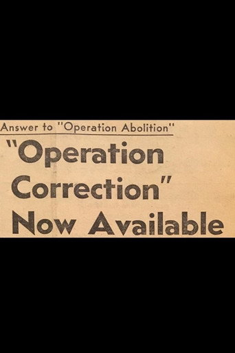 Operation Correction 在线观看和下载完整电影