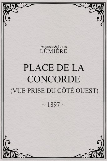 Place de la Concorde (vue prise du côté ouest)