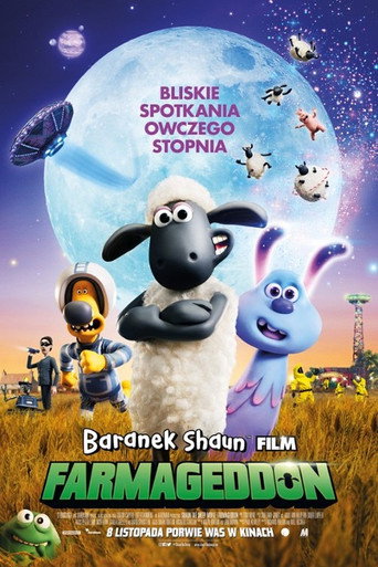 Okładka filmu Baranek Shaun Film. Farmageddon