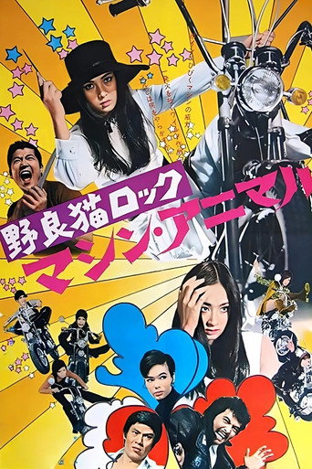 Okładka filmu 野良猫ロック　マシン・アニマル