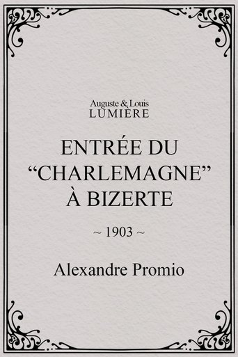 Entrée du “Charlemagne” à Bizerte