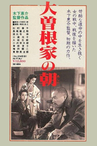 Okładka filmu 大曽根家の朝