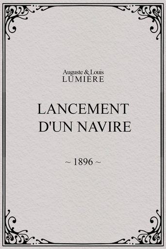 Lancement d'un navire