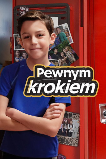 Okładka serialu Pewnym krokiem