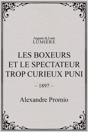 Les boxeurs et le spectateur trop curieux puni