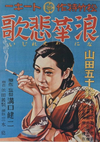 Okładka filmu 浪華悲歌