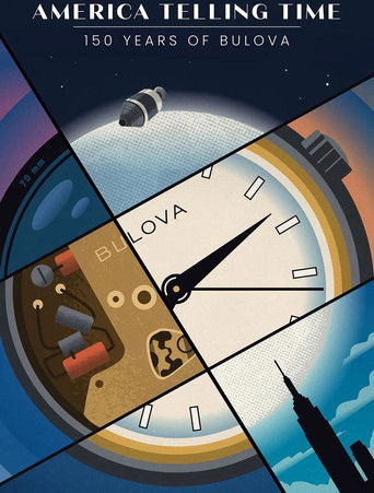 America Telling Time: 150 Years of Bulova Poster