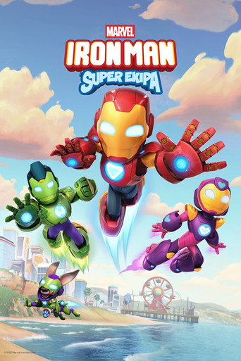 Okładka serialu Iron Man i super ekipa