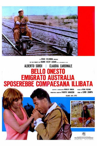 Okładka filmu Bello, onesto, emigrato Australia sposerebbe compaesana illibata