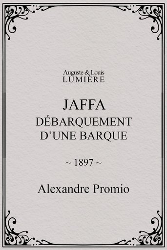 Jaffa : débarquement d’une barque