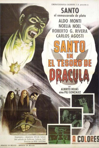 Okładka filmu Santo en El tesoro de Drácula