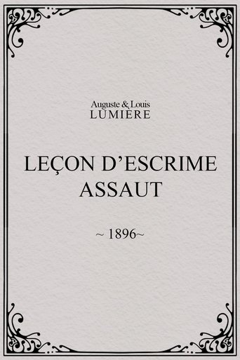 Leçon d’escrime : assaut