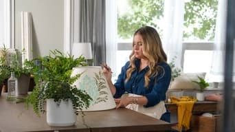 Painting Ferns on a Lampshade