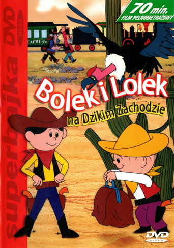 Okładka filmu Bolek i Lolek na Dzikim Zachodzie