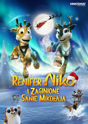 Okładka filmu Renifer Niko i zaginione sanie Mikołaja