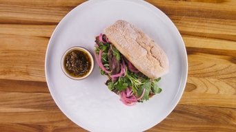 Southlands Grilled Skirt Steak Sandwich - A Lord of the Rings Inspired Meal